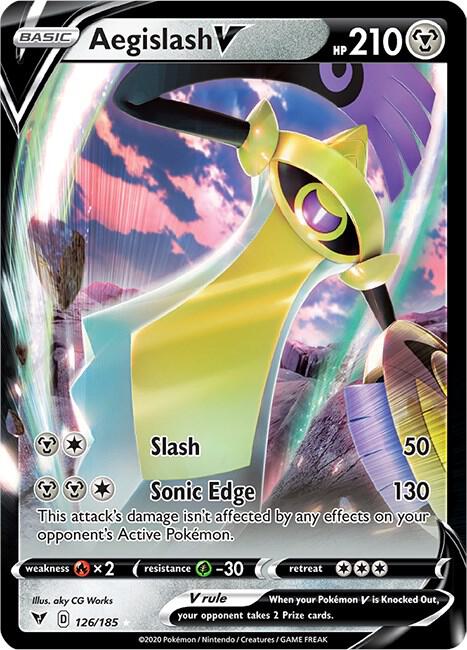 Aegislash V - Foil - 126/185