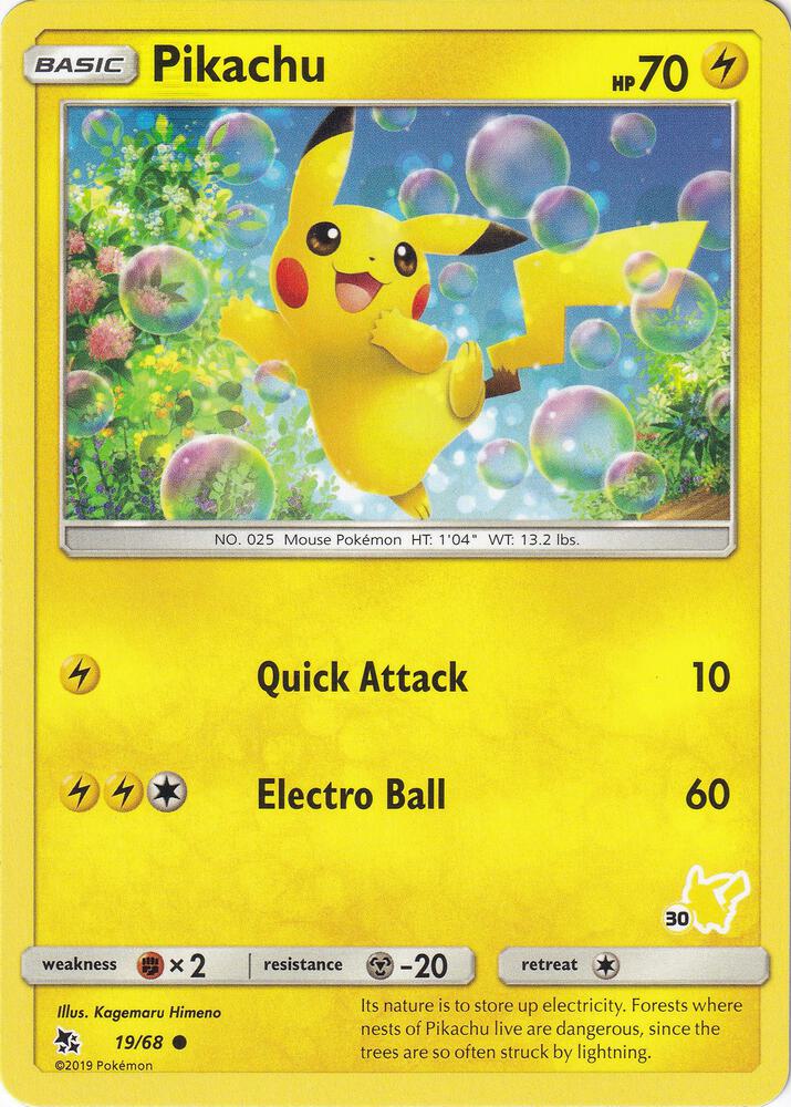 Pikachu - (#30 Pikachu Stamped) - Battle Academy - 19/68
