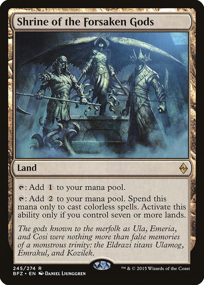 Shrine of the Forsaken Gods - Rare - 245/274