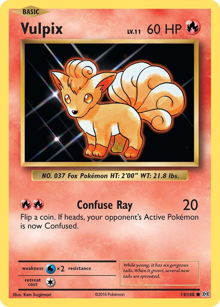 Vulpix - Common - Reverse Foil - EVO EN - 14/108