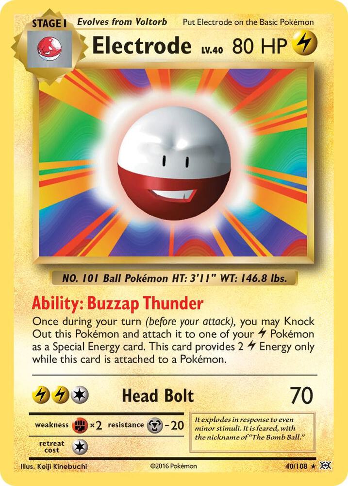 Electrode - Rare - Reverse Foil - EVO EN - 40/108