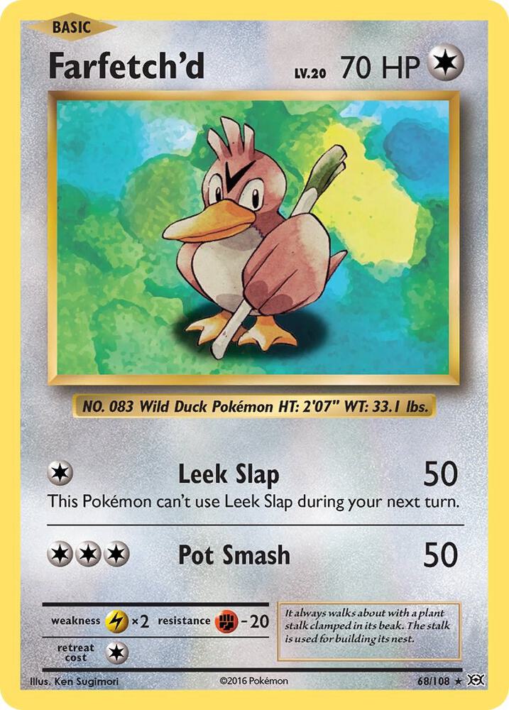 Farfetch'd - Rare - Reverse Foil - EVO EN - 68/108