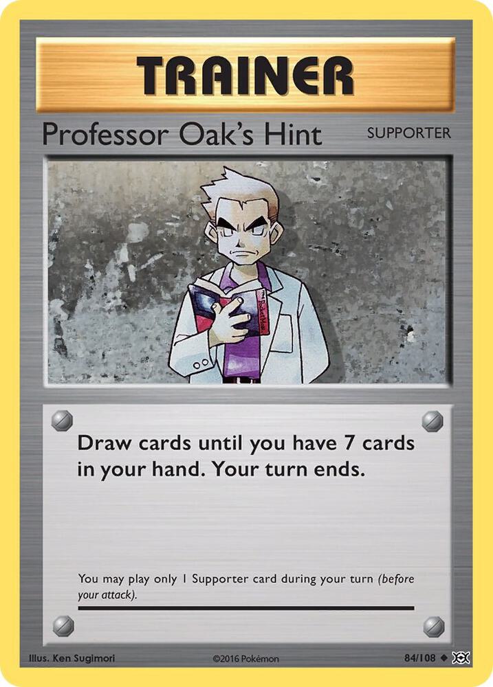 Professor Oak's Hint - Uncommon - Reverse Foil - EVO EN - 84/108