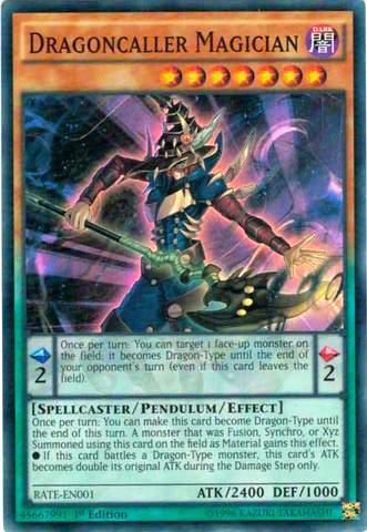 Dragoncaller Magician - Super Rare - RATE-EN001