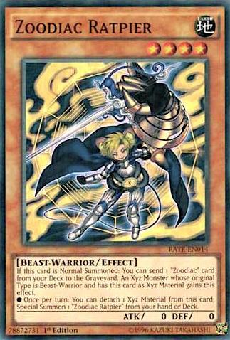 Zoodiac Ratpier - Unlimited - Super Rare - RATE-EN014
