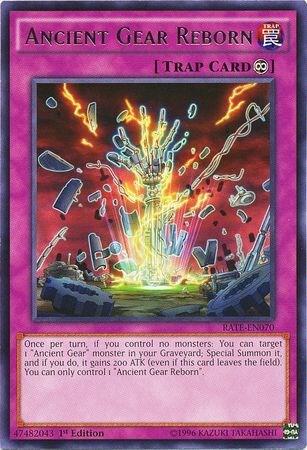 Ancient Gear Reborn - Rare - 1st Edition - RATE-EN070
