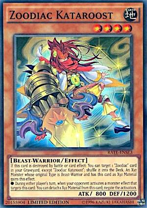 Zoodiac Kataroost - Limited Edition - Super Rare - RATE-ENSE3