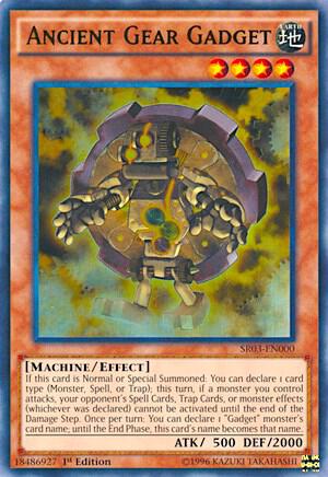 Ancient Gear Gadget - Ultra Rare - 1st Edition - SR03-EN000