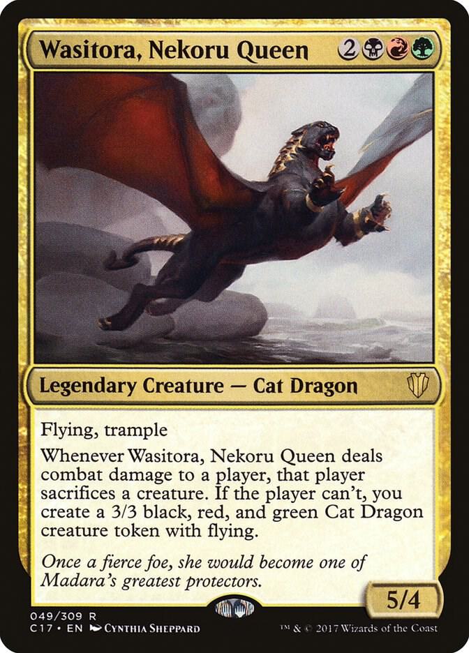 Wasitora, Nekoru Queen - Rare - 049/309