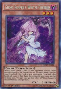 Ghost Reaper & Winter Cherries (Secret Rare) - 1st Edition - MP17-EN022