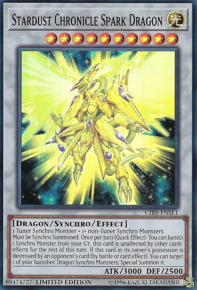 Stardust Chronicle Spark Dragon - Super Rare - Limited Edition - CIBR-ENSE1