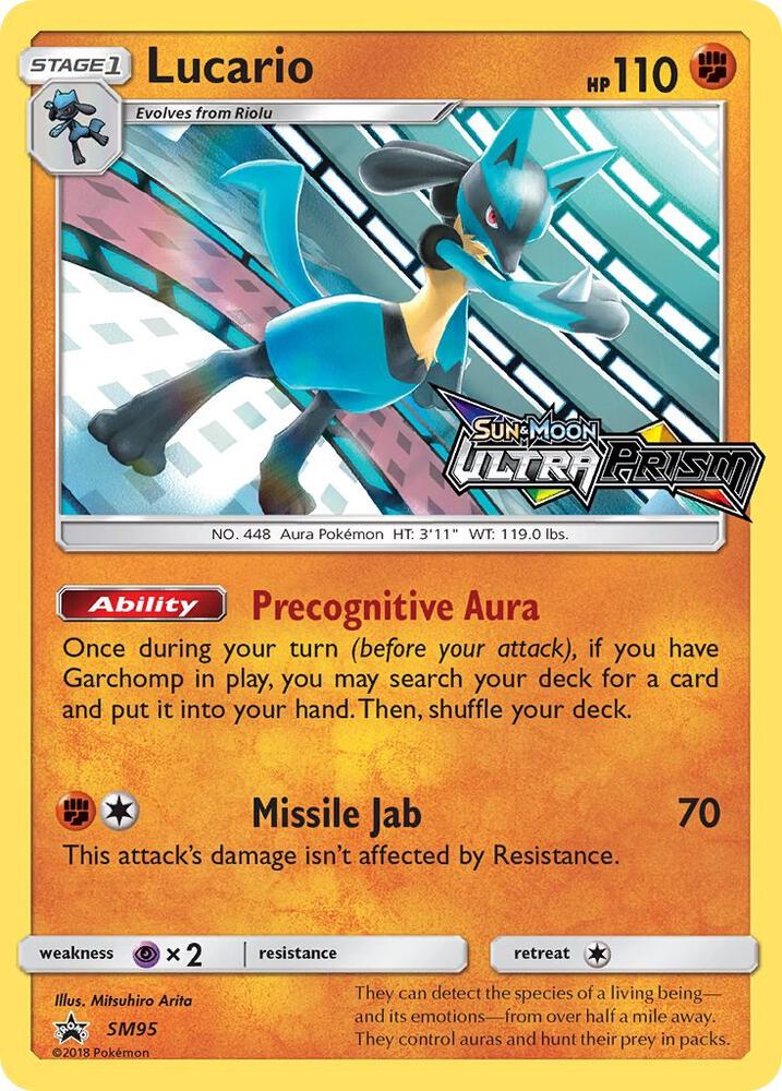 Lucario (Prerelease) - Promo - SM95