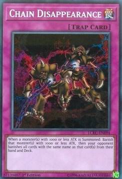 Chain Disappearance - 1st Edition - Secret Rare - LCKC-EN094