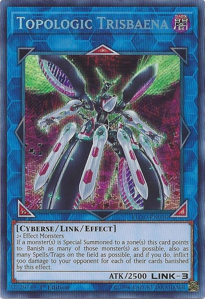 Topologic Trisbaena - Secret Rare - 1st Edition - FLOD-EN036