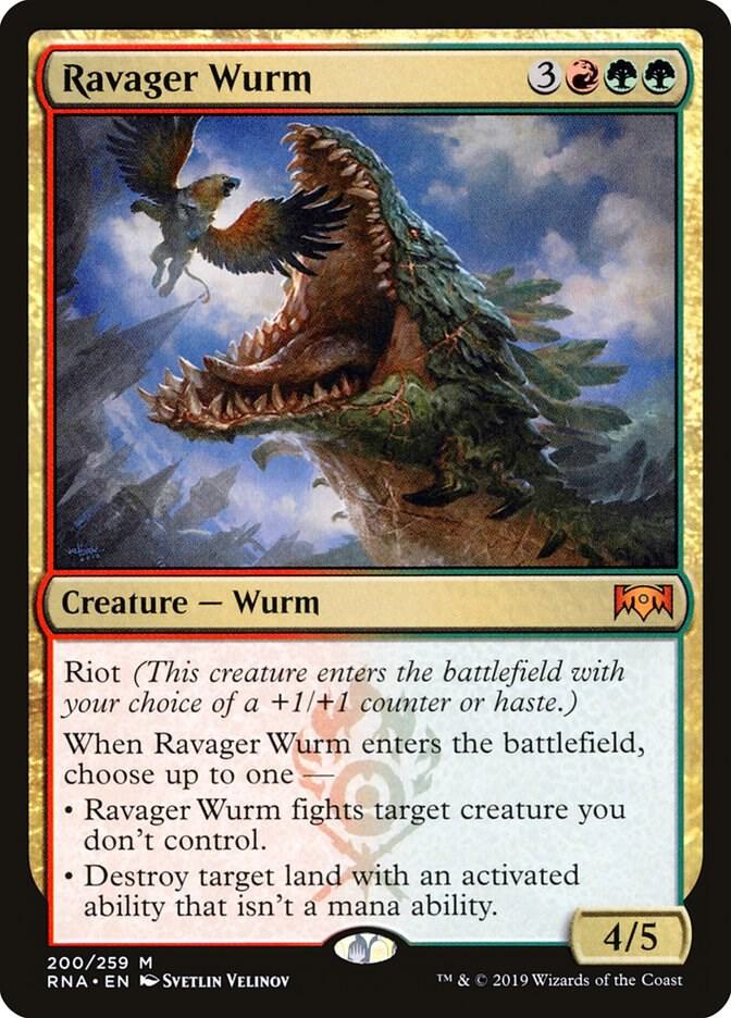 Ravager Wurm - Mythic Rare - 200/259