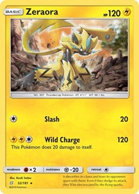 Zeraora - Reverse Holofoil - 52/181