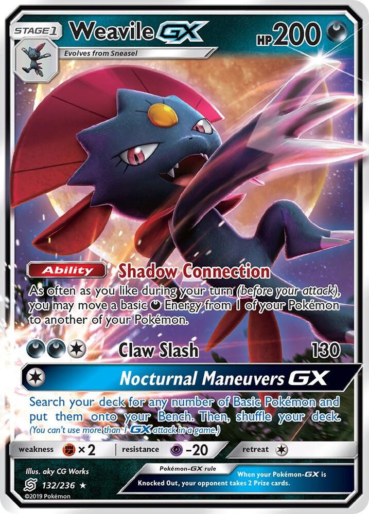 Weavile GX - Foil - 132/236