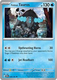 Paldean Tauros - Reverse Holofoil - 039/191