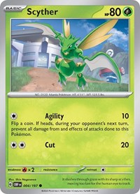 Scyther - Reverse Holofoil - 004/197