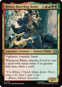 Rhino, Barreling Brute - Foil - 0140