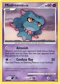 Misdreavus - Reverse Holofoil - 91/130