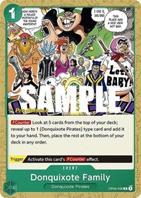 Donquixote Family (Pre-Release Stamp) - C - OP04-036