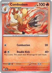 Combusken - Reverse Holofoil - 041/182