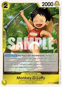 Monkey.D.Luffy - C - ST13-014