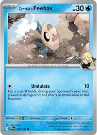 Cynthia's Feebas - Reverse Holofoil - 052/182