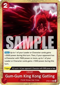 Gum-Gum King Kong Gatling - R - OP06-018