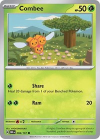 Combee - Reverse Holofoil - 008/197