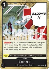 Barrier!! (Jolly Roger Foil) - C - OP04-095
