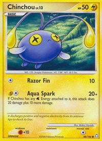 Chinchou - Light Played - Reverse Holofoil - 88/146