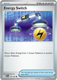 Energy Switch - Reverse Holofoil - 115/132