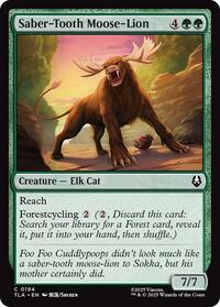 Saber-Tooth Moose-Lion - Foil - 0194