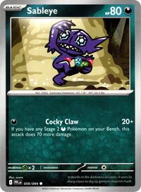 Sableye - Reverse Holofoil - 059/094