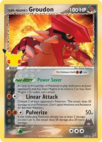 Team Magma's Groudon - 9/95