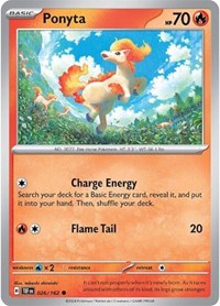 Ponyta - Reverse Holofoil - 026/162