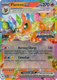 Flareon ex - (Prismatic Evolutions Stamp) - 014/131