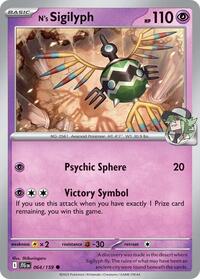 N's Sigilyph - Reverse Holofoil - 064/159