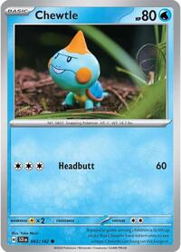 Chewtle - Reverse Holofoil - 043/142