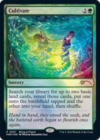 Cultivate (Bring-a-Friend Promo) - Light Played - Foil - 0001