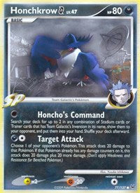 Honchkrow G - Reverse Holofoil - 77/127