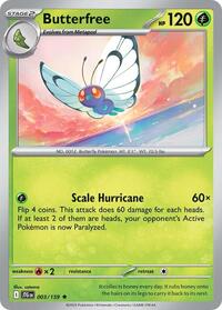 Butterfree - Holofoil - 003/159