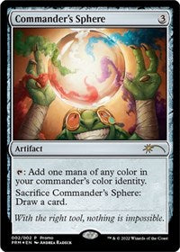 Commander's Sphere - Light Played - Foil - 002/002