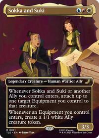 Sokka and Suki (Borderless) - Foil - 0071