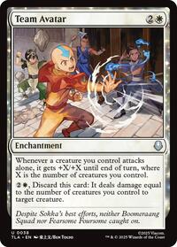 Team Avatar - Foil - Light Played - 0038