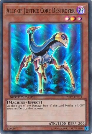 Ally of Justice Core Destroyer - Super Rare - Unlimited - STP2-EN011