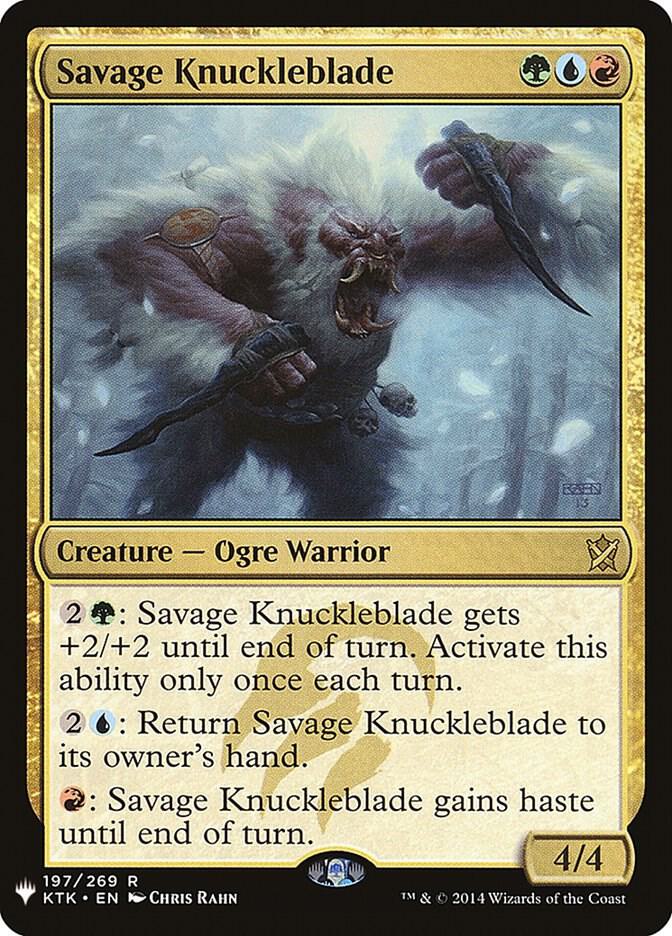 Savage Knuckleblade (LIST) - Rare - 197/269