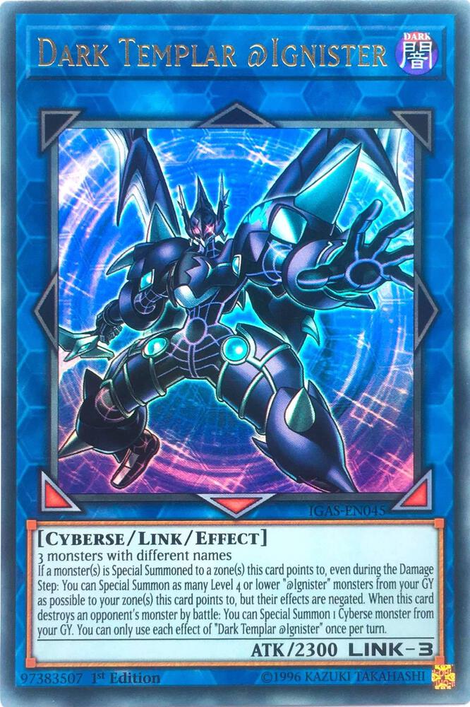 Dark Templar @Ignister - Ultra Rare - 1st Edition - IGAS-EN045